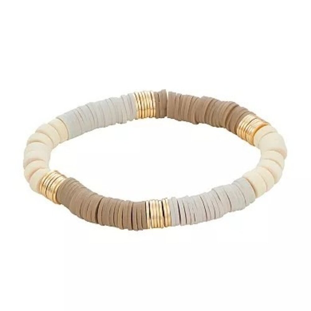 Sonoma Goods For Life Gold Tone Mixed Media 3-Piece Bracelets Set - Picture 4 of 6